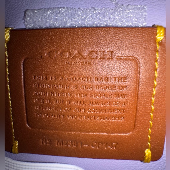 NWT Coach Tabby Shoulder Bag 26 With Quilting Soft Purple CP147 - Picture 12 of 13